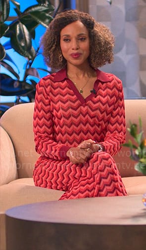 Paige’s chevron striped dress on UnPrisoned