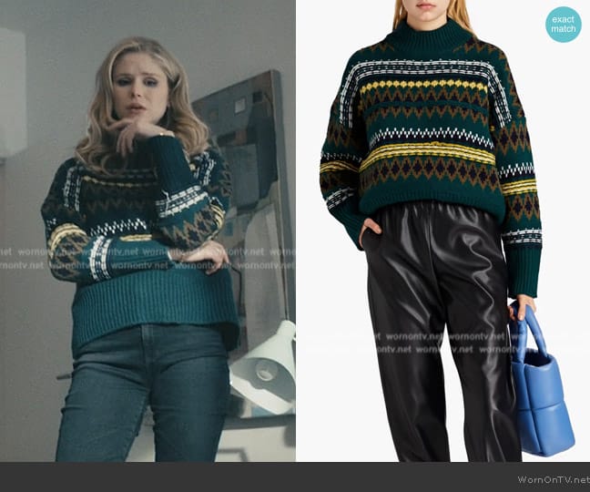 Rag & Bone Willow Fair Isle wool sweater worn by Annie January (Erin Moriarty) on The Boys