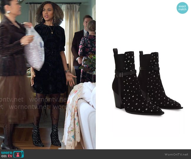 Schutz Kelsey Booties worn by Paige Alexander (Kerry Washington) on UnPrisoned