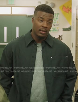Spencer’s gray jacket on All American