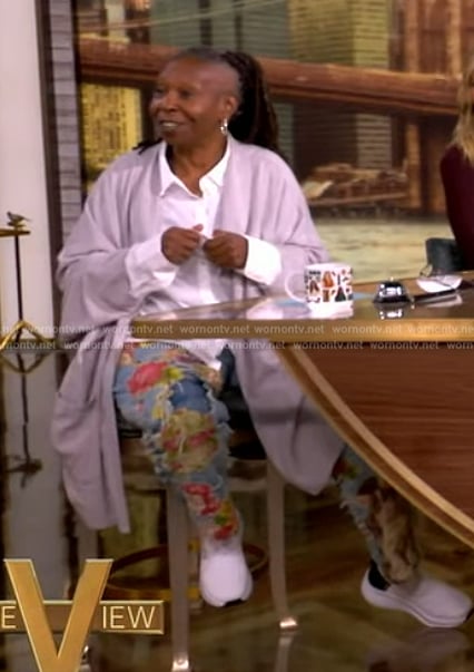 Whoopi’s embroidered jeans on The View