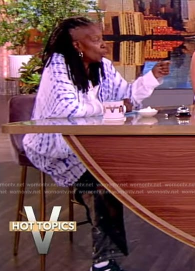 Whoopi’s patchwork jeans on The View