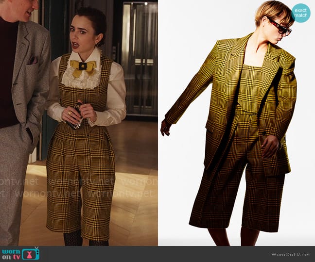 by Giuseppe Di Morabito Fall 2022 Collection worn by Emily Cooper (Lily Collins) on Emily in Paris