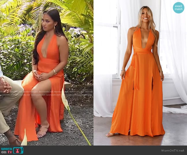 Hello Molly My Solo Debut Maxi Dress worn by Jenn Tran on The Bachelorette