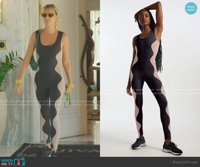 Port De Bras Wave Unitard worn by Caroline Stanbury (Caroline Stanbury) on The Real Housewives of Dubai