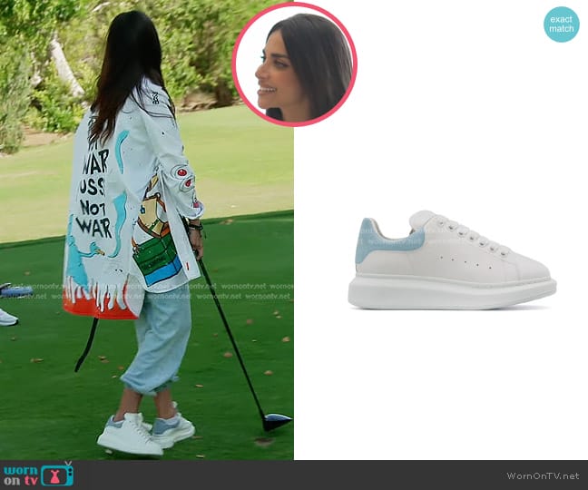 Alexander McQueen Oversized Low-top Sneakers worn by Sara Al Madani (Sara Al Madani) on The Real Housewives of Dubai