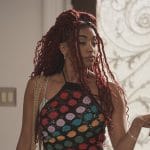Amira’s crocket knit halter top on Bel-Air Amira’s crocket knit halter top on Bel-Air