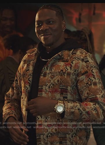Cam’s embroidered jacket on All American Homecoming