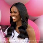 Charity’s sequin one shoulder dress on The Bachelorette