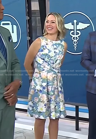 Dylan’s floral crisscross dress on Today