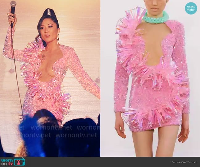 Germanier Fall Winter 2023 Collection worn by Mindy Chen (Ashley Park) on Emily in Paris