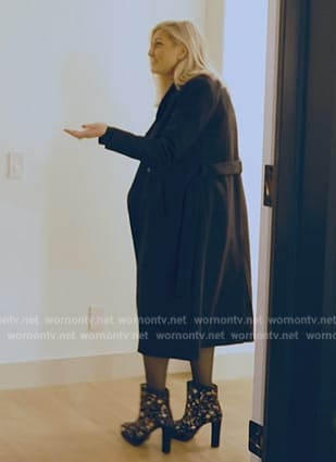 Gina’s black embellished boots on The Real Housewives of Orange County