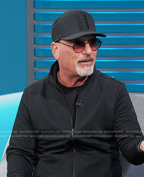 Howie Mandel’s black jacket on Access Hollywood