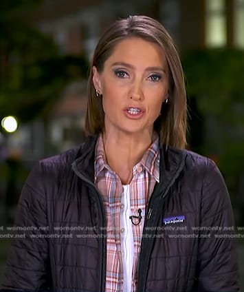 Kayna Whitworth’s black quilted jacket on Good Morning America
