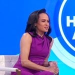 Linsey’s purple jumpsuit on Good Morning America