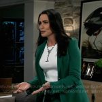Lois’s green suit on General Hospital