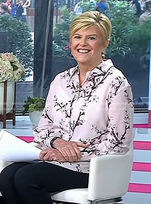Anne’s pink floral blouse on Today