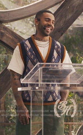 Quentin’s plaid vest on Bel-Air