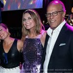 Savannah’s purple sequin dress on Today