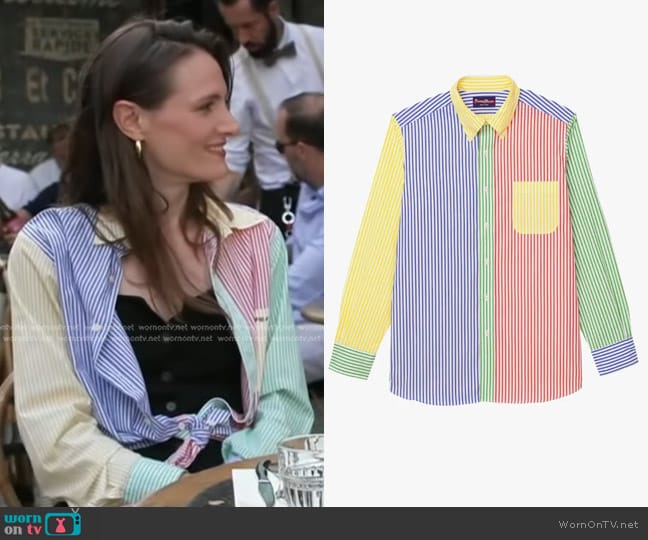 Rowing Blazers Fun Shirt worn by Ce?cilia Jourdan on Good Morning America