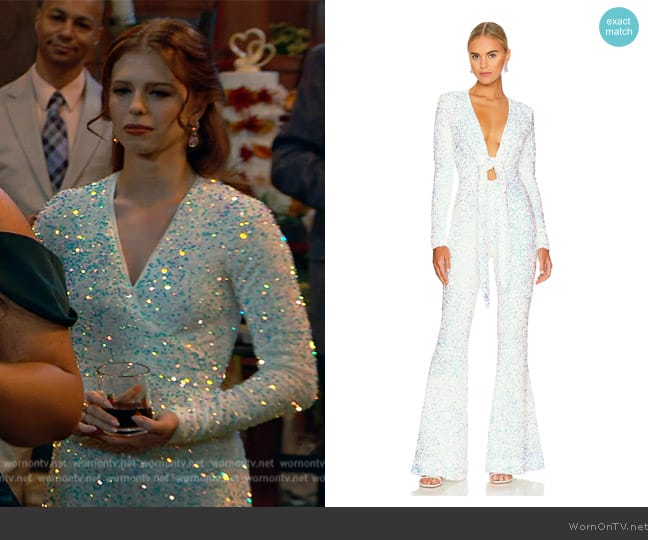 Show Me Your Mumu Martina Jumpsuit worn by Victoria (Jordan Clark) on Bunkd