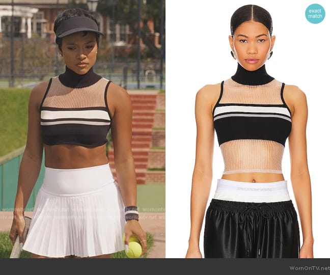 Superdown Julianna Top worn by (Karrueche Tran) on Bel-Air
