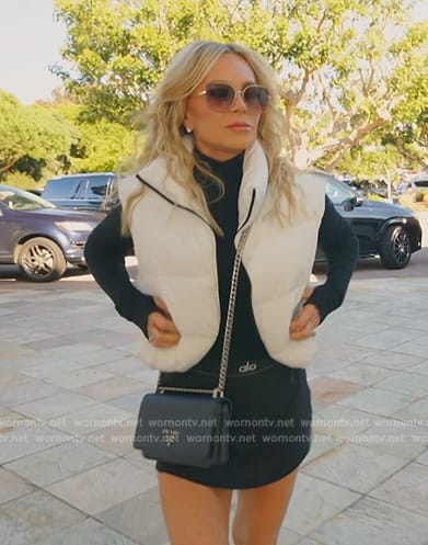 Tamra’s top and mini skirt on The Real Housewives of Orange County