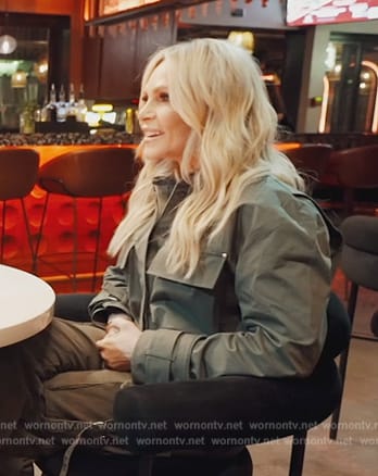 Tamra’s cropped utility shirt on The Real Housewives of Orange County