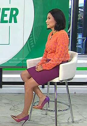 Vicky’s ombre pumps on Today