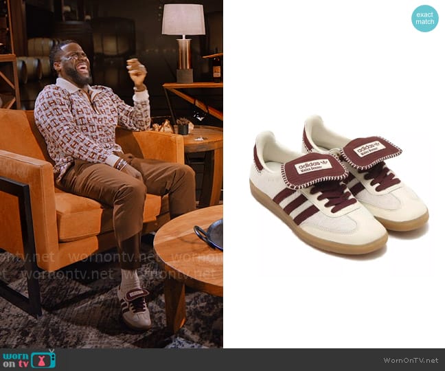 Adidas x Wales Bonner Pony Tonal Samba Sneaker worn by Kevin Hart on Hart to Heart