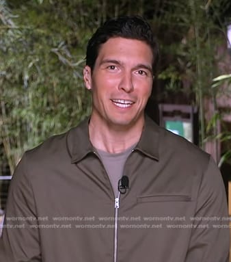 Will Reeve’s khaki jacket on Good Morning America