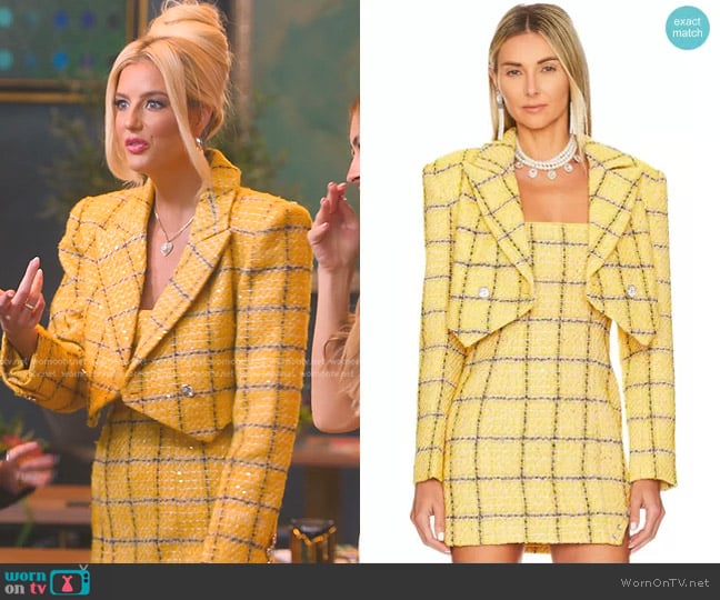 Assignment Cady Mini Dress worn by Emma Hernan on Selling Sunset