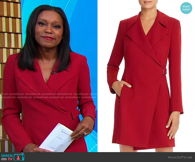 Charlotte Wrap Dress Elie Tahari worn by Rachel Scott on Good Morning America