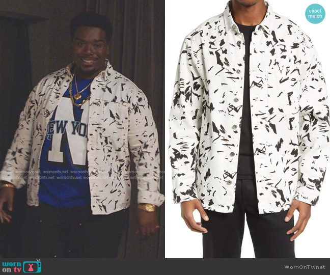 Nordstrom by Cristina Martinez Gender Inclusive Denim Button-Up Shirt worn by J Marx (Christian Robinson) on All American Homecoming