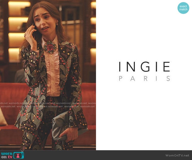 by Ingie Paris worn by Emily Cooper (Lily Collins) on Emily in Paris