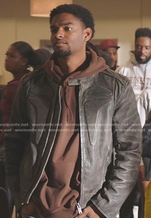 JR’s leather jacket on All American Homecoming