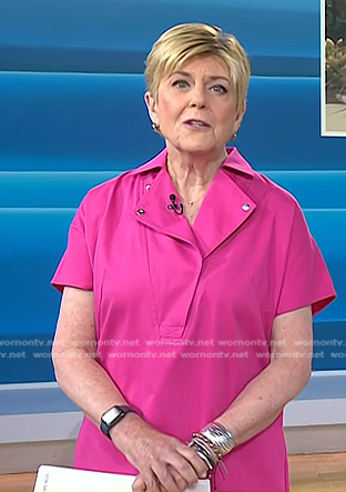Anne’s pink shirtdress on Today