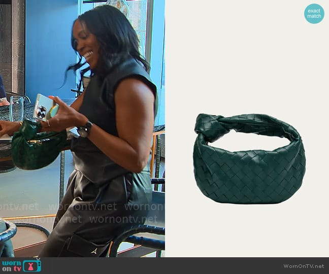 Bottega Veneta Mini Jodie Bag worn by Tricia Lee Riley on Owning Manhattan