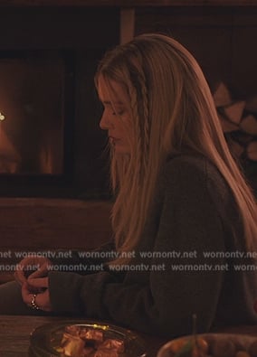 Camille’s silver rings on Emily in Paris