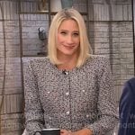 Caroline Polisi’s tweed jacket on CBS Mornings