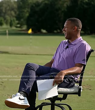 Craig Melvin’s white sneakers on Today