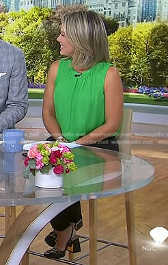 Dylan’s black horsebit slingback pumps on Today
