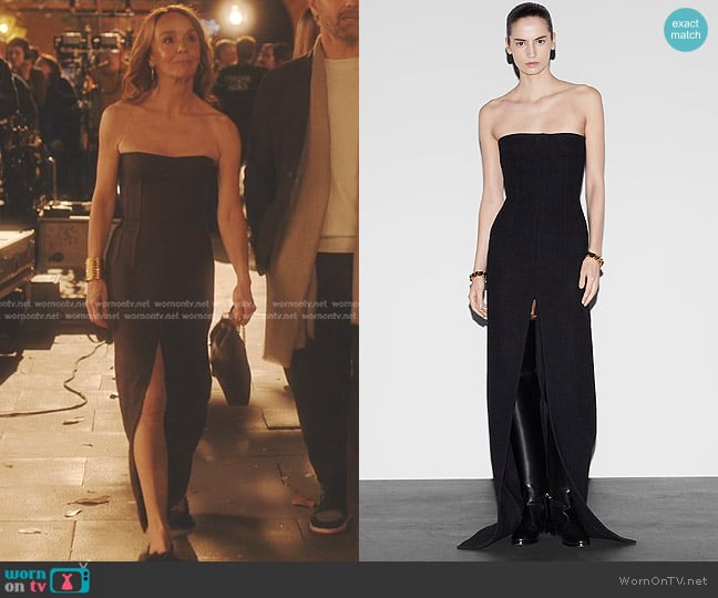 Gucci Batavia Wool Dress worn by Sylvie (Philippine Leroy-Beaulieu) on Emily in Paris