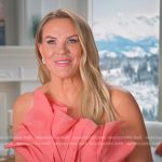 Heather’s pink strapless confessional top on The Real Housewives of Salt Lake City