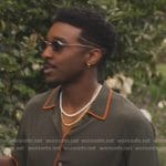 Jazz’s green embroidered shirt on Bel-Air
