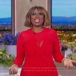Jennifer’s red jumpsuit on The Jennifer Hudson Show