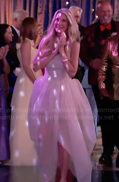 Joan’s tulle senior-senior-prom dress on The Golden Bachelorette