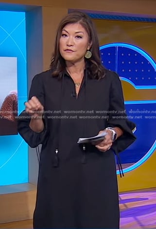 Juju’s black tassel dress on Good Morning America