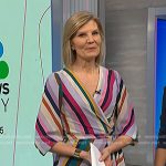 Kate’s multicolor striped wrap dress on NBC News Daily