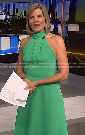 Kate’s green sleeveless dress on NBC News Daily
